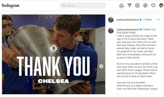 Christensen nói lời từ biệt Chelsea, chờ ngày gia nhập Barcelona ảnh 1