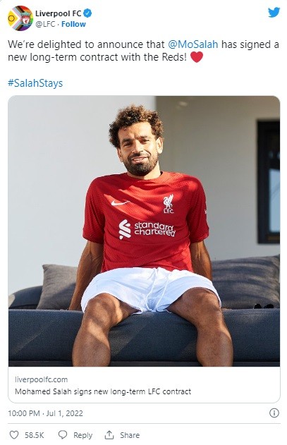 Salah chính thức ký hợp đồng dài hạn với Liverpool ảnh 3