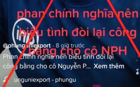 Xử phạt đối tượng kêu gọi 'fan chính nghĩa' biểu tình ủng hộ bà Nguyễn Phương Hằng ảnh 1