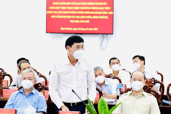 Trưởng Ban Nội chính Thành ủy TPHCM Lê Thanh Liêm: Sớm hoàn thành nhiệm vụ xây dựng nông thôn mới tại TPHCM ảnh 3
