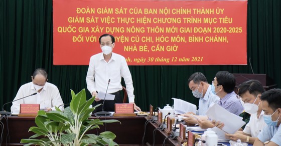 Trưởng Ban Nội chính Thành ủy TPHCM Lê Thanh Liêm: Sớm hoàn thành nhiệm vụ xây dựng nông thôn mới tại TPHCM ảnh 1