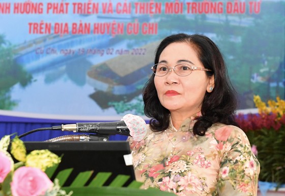 Chủ tịch HĐND Nguyễn Thị Lệ: Xác định đúng hướng, đúng mô hình để thúc đẩy huyện Củ Chi phát triển ảnh 3