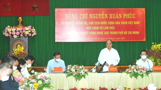 Chủ tịch nước Nguyễn Xuân Phúc: Khu Nông nghiệp Công nghệ cao TPHCM là nơi dẫn dắt, định hướng nông nghiệp của thành phố ảnh 1