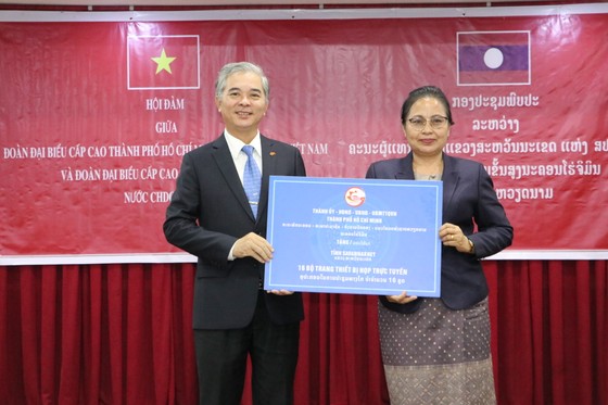 TPHCM và tỉnh Savannakhet ký kết Bản ghi nhớ hợp tác giai đoạn 2022-2025 ảnh 6