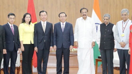 Bí thư Thành ủy TPHCM Nguyễn Văn Nên gặp Phó Tổng thống Cộng hòa Ấn Độ ảnh 3