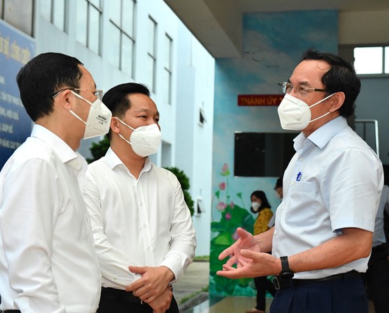 Bí thư Thành ủy TPHCM Nguyễn Văn Nên: TP Thủ Đức cơ bản kiểm soát được dịch bệnh ảnh 4
