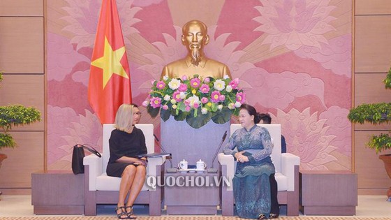Chủ tịch Quốc hội Nguyễn Thị Kim Ngân tiếp Phó Chủ tịch Ủy ban châu Âu ảnh 2