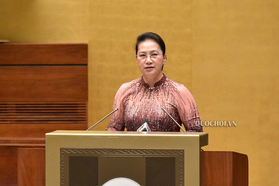 Chủ tịch Quốc hội Nguyễn Thị Kim Ngân gặp mặt các điển hình tiên tiến ngành công an ảnh 1