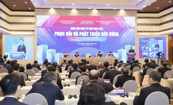 Khai mạc Diễn đàn Kinh tế Việt Nam 2021: Phục hồi và Phát triển bền vững ảnh 1