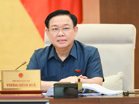 Chủ tịch Quốc hội Vương Đình Huệ: 'Sửa Luật Đất đai phải tuyệt đối tránh hợp thức hóa các vi phạm'  ​ ảnh 4
