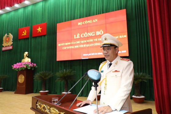Thăng hàm Thiếu tướng cho Phó giám đốc Công an TPHCM Cao Đăng Hưng ảnh 3