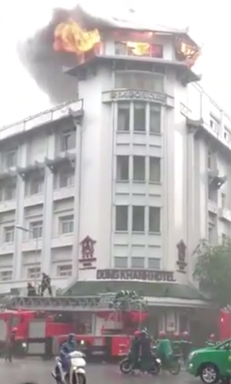 Cháy lớn tại khách sạn Đồng Khánh ở quận 5, TPHCM ảnh 2