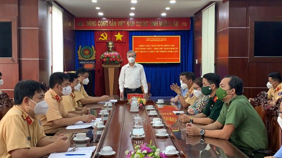 Phó Chủ tịch UBND TPHCM Ngô Minh Châu thăm, chúc tết các đơn vị ảnh 1
