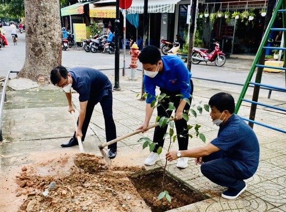 Các quận, huyện phát động 'Tết trồng cây đời đời nhớ ơn Bác Hồ' ảnh 11