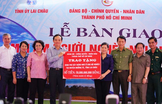 TPHCM hỗ trợ 50 tỷ đồng xây nhà tặng người nghèo tỉnh Lai Châu ảnh 1