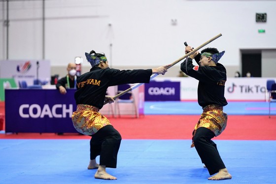 Các võ sĩ Pencak Silat 'cháy' hết mình trên sàn đấu Đông Nam Á ảnh 12