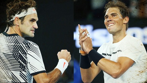 Federer và Nadal.