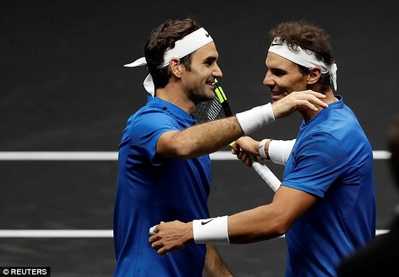 Roger Federer và Rafael Nadal sát cánh cùng nhau lần đầu tiên