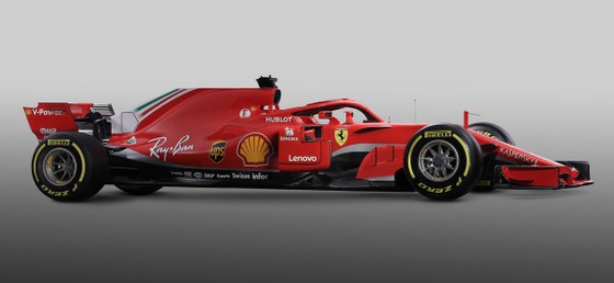 Đua xe F1: Ferrari công bố mẫu xe SF71H, Vettel và Raikkonen phấn khích ảnh 1