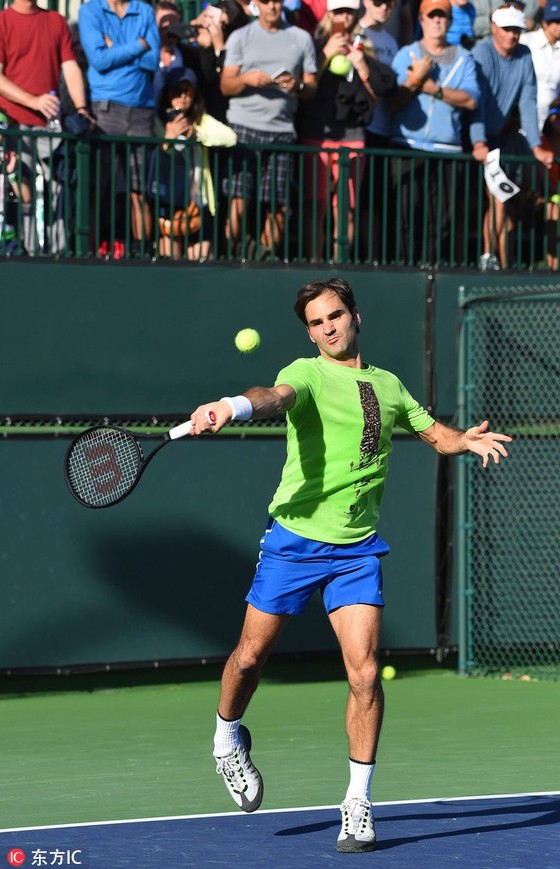Indian Wells 2018: Để bảo vệ ngôi “Nhà vua”, Federer phải vào đến bán kết ảnh 1