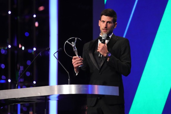 Novak Djokovic trong đêm trao giải