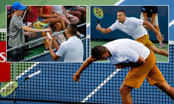 Kyrgios có thể “thổi bay” Federer - Nadal - Djokovic, nhưng trước mắt chỉ... thổi bay chai nước ảnh 3