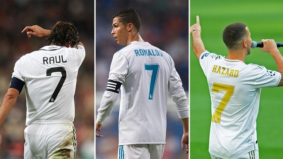 Hazard sẽ mặc áo số 7 của Raul và Ronaldo tại Real ảnh 1