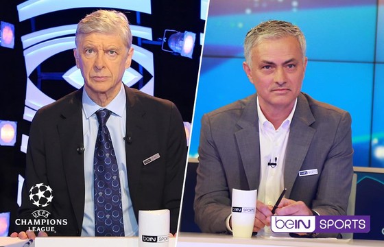 Wenger và Mourinho làm BLV truyền hình ở Champions League