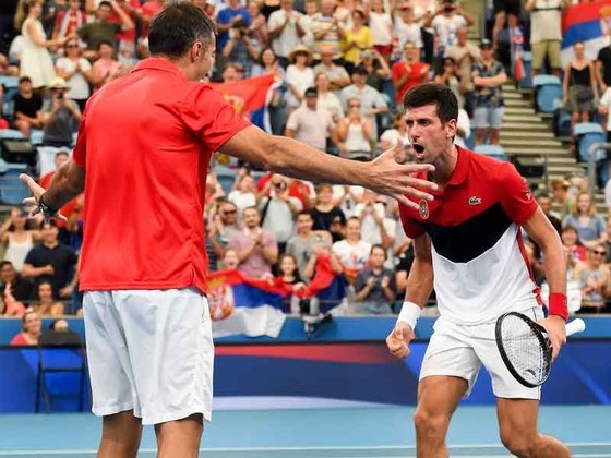 ATP Cup: Thắng 35/42 trận gần đây, Medvedev đưa tuyển Nga vào BK, sẽ đối đầu Serbia của Djokovic ảnh 3
