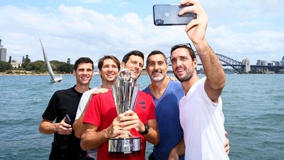 ATP Cup: Thắng 19 ván liên tiếp trên sân cứng trước tay vợt sở hữu 19 Grand Slam, Djokovic lên ngôi ảnh 4