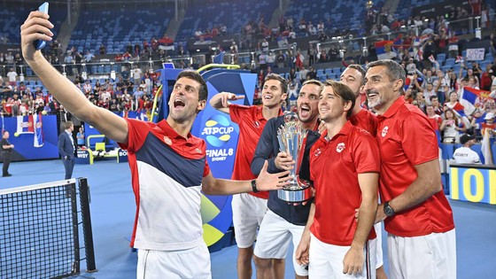 ATP Cup: Thắng 19 ván liên tiếp trên sân cứng trước tay vợt sở hữu 19 Grand Slam, Djokovic lên ngôi ảnh 3