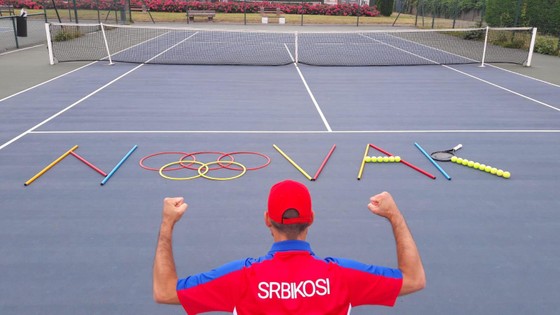 Novak Djokovic đã đến Tokyo sẵn sàng cho “Golden Slam", “khắc tinh” Juan Martin del Potro vẫn theo dõi từ xa ảnh 3