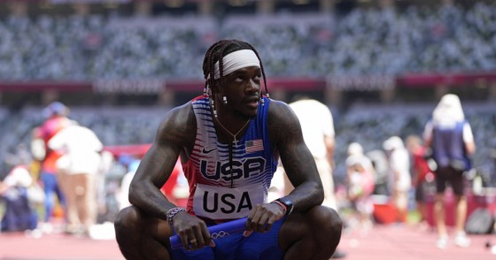“Bại tướng của Usain Bolt” Andre de Grasse xưng hùng ở cự ly 200m, tuyển Mỹ bị loại ở cự ly tiếp sức 4x100m ảnh 4