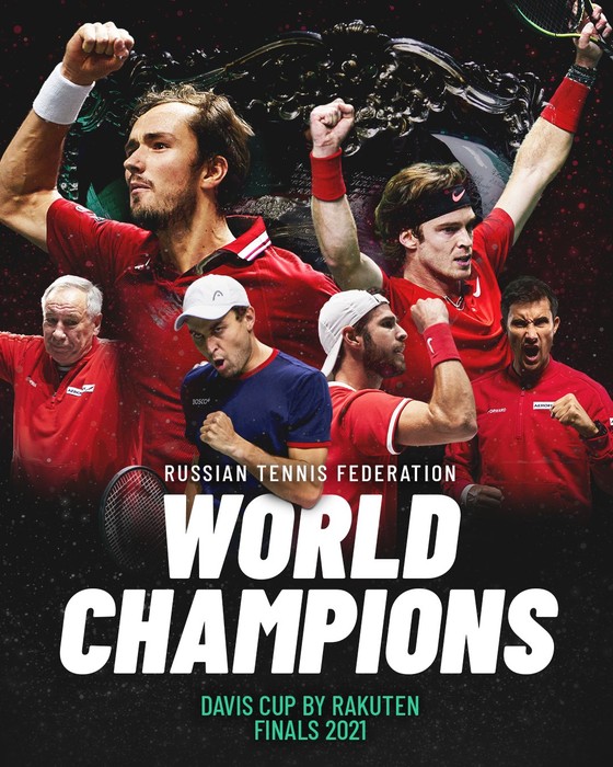 Sự hùng mạnh của quần vợt Nga mùa 2021: Khởi đầu bằng danh hiệu ATP Cup, kết thúc bằng ngôi vô địch Davis Cup Finals ảnh 3