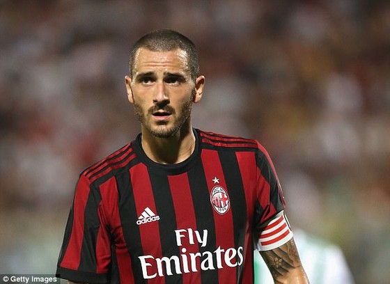 Leonardo Bonucci có thể kiếm được 10 triệu EUR ở AC Milan. Ảnh: Getty Images.