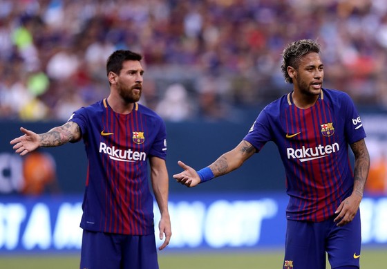 Messi và Neymar ở Barcelona.