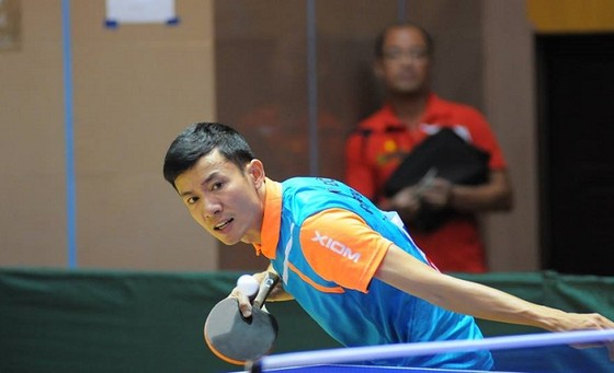 Đinh Quang Linh lần thứ 3 liên tiếp vô địch đơn nam quốc gia. Tác giả: TÙNG LÂM