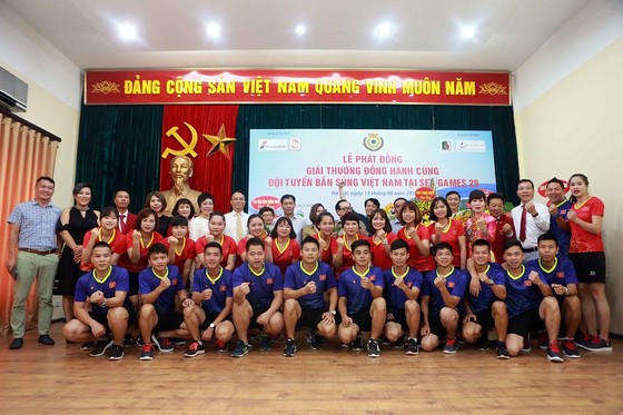 Tập thể đội bắn súng Việt Nam quyết tâm đoạt kết quả cao nhất tại SEA Games 2017. tác giả: NGỌC HẢI