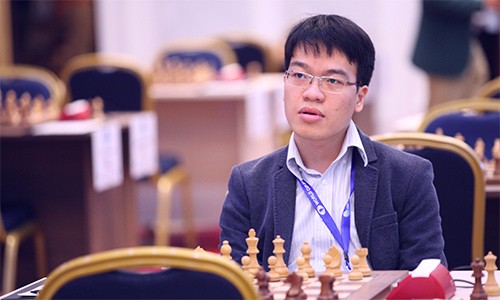 Lê Quang Liêm là kỳ thủ còn lại của Việt Nam vẫn đấu World Cup 2017. Nguồn: Chessdaily
