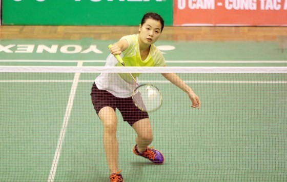 tay vợt Nguyễn Thùy Linh được chờ đợi sẽ vào chung kết nội dung đơn nữ. Ảnh: DŨNG PHƯƠNG