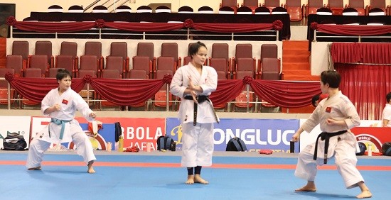 Các tuyển thủ karate Việt Nam sẵn sàng chinh phục SEA Games 31 ảnh 1