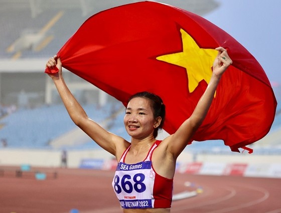 Tuyển thủ Nguyễn Thị Oanh nằm trong đề cử VĐV xuất sắc nhất SEA Games 31. Ảnh: DŨNG PHƯƠNG
