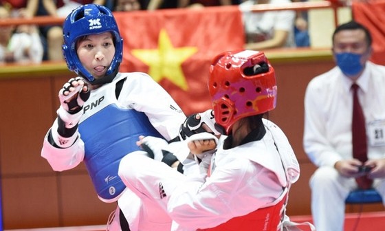 Trương Thị Kim Tuyền thi đấu không hiệu quả tại giải vô địch châu Á 2022. Ảnh: D.P