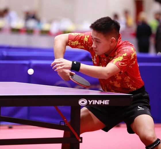 Nguyễn Anh Tú là tay vợt duy nhất của Việt Nam còn thi đấu tại giải vô địch Đông Nam Á 2022. Ảnh: TIẾN HÙNG