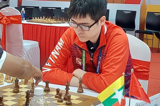 Lê Tuấn Minh đang có cơ hội nhận phong đẳng đại kiện tướng cờ vua quốc tế. Ảnh: MINH HÀ