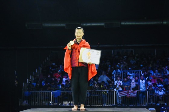 Nguyễn Duy Tuyến cùng đồng đội giành 6 tấm HCV giải pencak silat vô địch thế giới 2022 ảnh 1