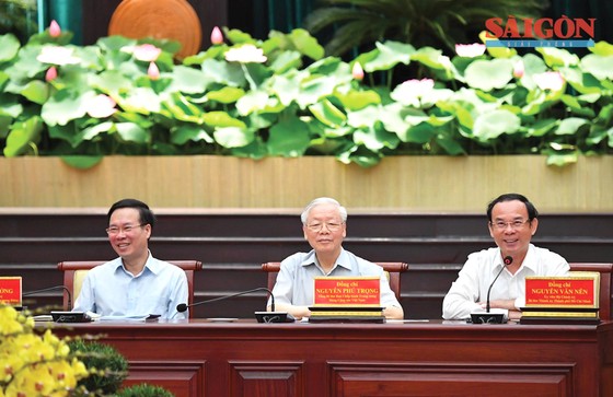 Tổng Bí thư Nguyễn Phú Trọng: Tạo điều kiện tốt nhất để TPHCM phát triển nhanh và bền vững ảnh 3