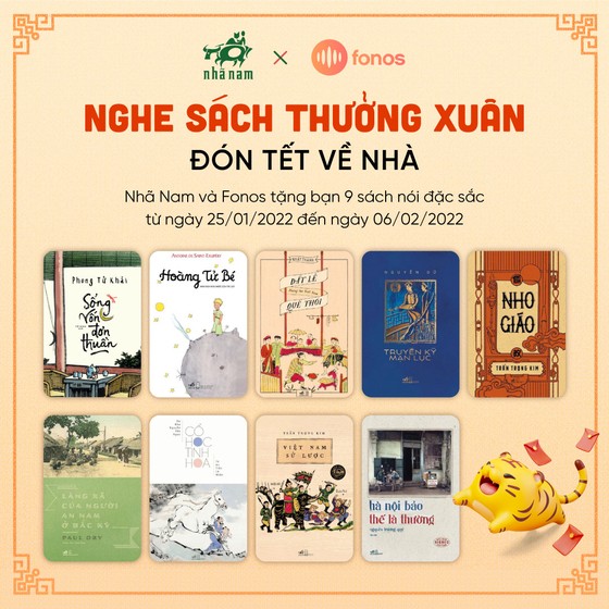 Nghe sách thưởng xuân với 9 đầu sách miễn phí ảnh 1