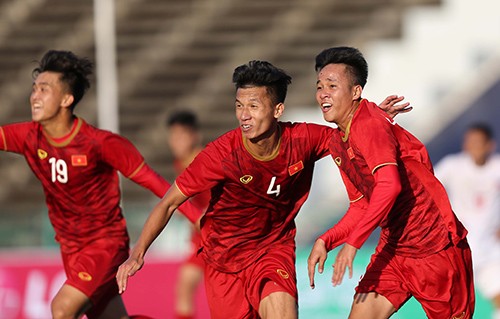 Khoảnh khắc chiến thắng của U22 Việt Nam trước U22 Philippines ở trận ra quân ảnh 10