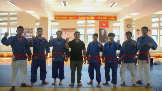 Các võ sĩ Kurash Lê Đức Đông và Trần Thương quyết tâm bảo vệ HCV ngay trên nhà ảnh 5